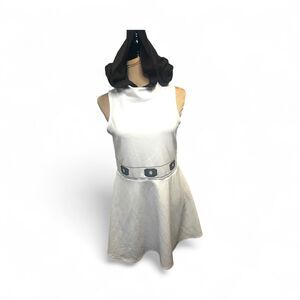 Star Wars White Mini Dress with Black Details